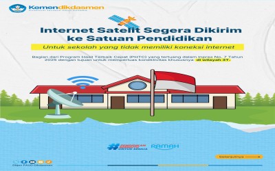 Internet Satelit Segera Di kirim Ke Satuan Pendidikan